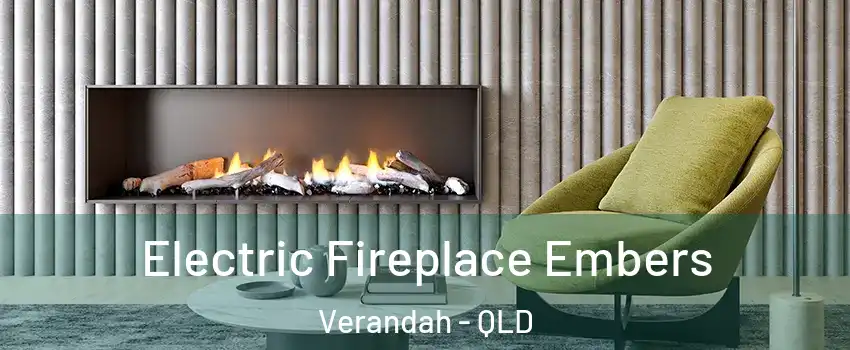 Electric Fireplace Embers Verandah - QLD