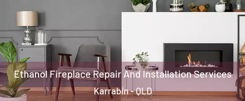Ethanol Fireplace Repair And Installation Services Karrabin - QLD