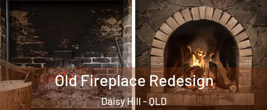 Old Fireplace Redesign Daisy Hill - QLD