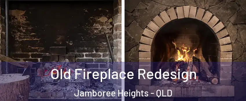 Old Fireplace Redesign Jamboree Heights - QLD