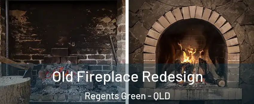 Old Fireplace Redesign Regents Green - QLD
