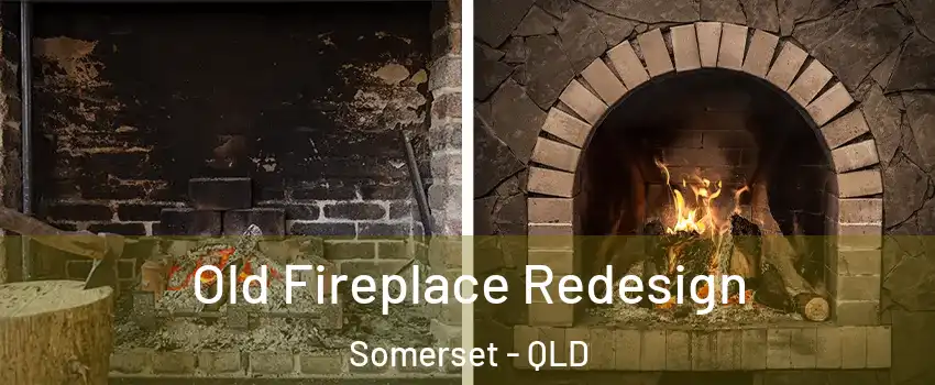 Old Fireplace Redesign Somerset - QLD
