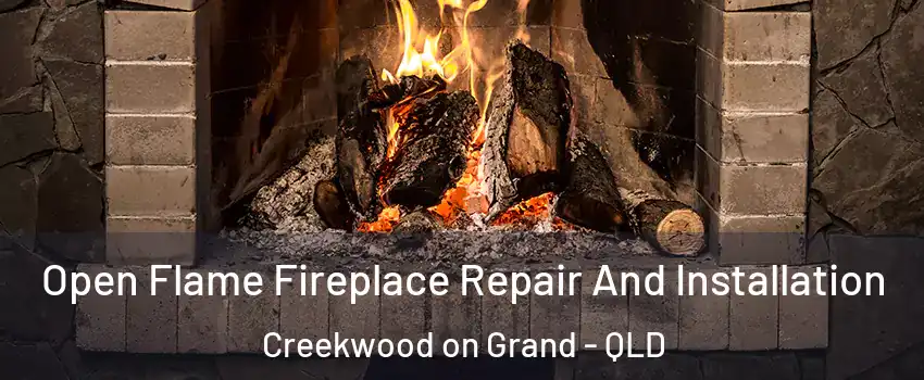 Open Flame Fireplace Repair And Installation Creekwood on Grand - QLD
